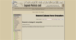 Desktop Screenshot of force-crusaders.org